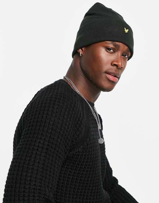 Lyle & Scott Berretto Uomo A Costine – In Morbida Lana D'Agnello, Grigio, Taglia Unica - 6