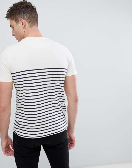 lyle and scott breton stripe t shirt