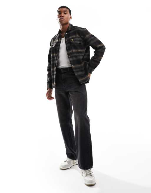 Lyle and scott tartan trousers deals