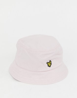lyle and scott bucket hat pink