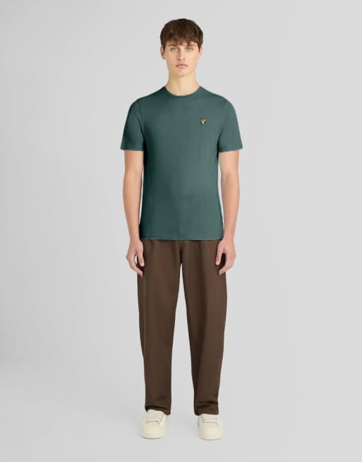 Lyle & Scott camiseta de manga corta lisa en x858 silver pine, 2 de 6