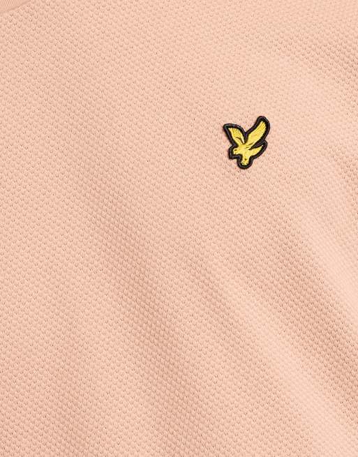 Lyle & Scott - camiseta jacquard popcorn de manga corta en y121 barley, 5 de 5