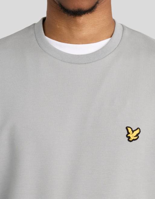 Lyle & Scott - capa intermedia con cuello redondo en forro polar gris Y106 Ultimate, 3 de 6