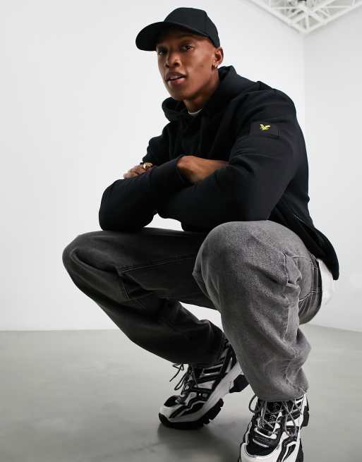 Lyle & Scott - Casuals - Hoodie met logobadge in zwart 
