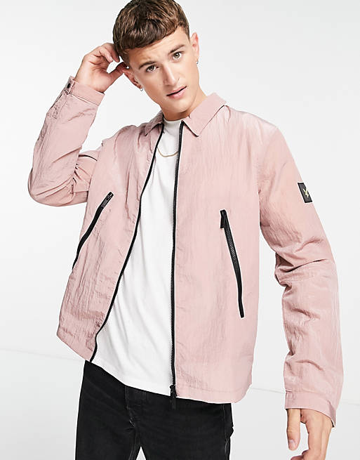 Lyle & Scott casuals overshirt in pink