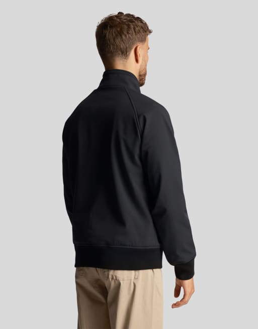 Lyle & Scott - chaqueta harrington softshell de corte medio en z865 negro azabache, 3 de 7