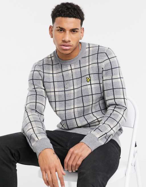 Grey lyle clearance and scott jumper