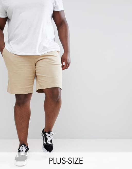Lyle & Scott - Chinoshort in kiezelkleur
