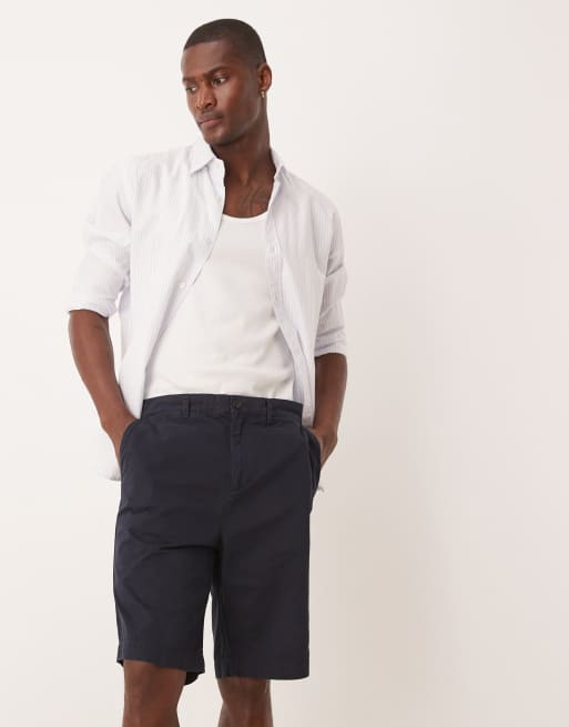 Lyle & Scott - Chinoshort in marineblauw, 2 van 5