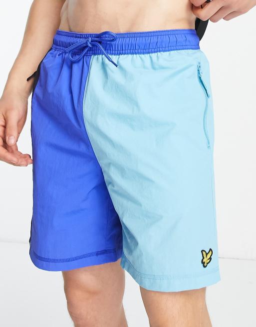 Lyle Scott color block swim shorts in multi