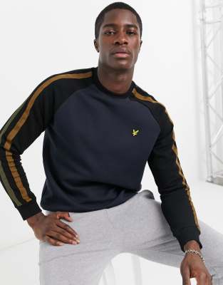 lyle and scott navy sweatshirt