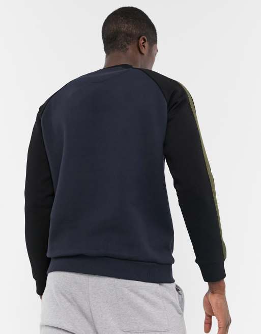 Lyle and scott on sale colour block sweatshirt