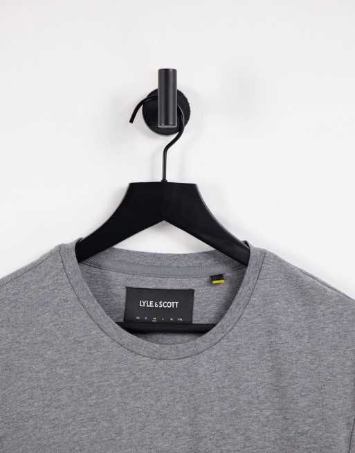 Lyle and scott store grey t shirt