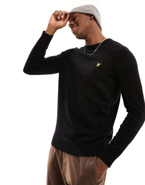 Black crew neck outlet jumper