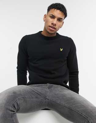 lyle & scott crew neck lambswool blend jumper