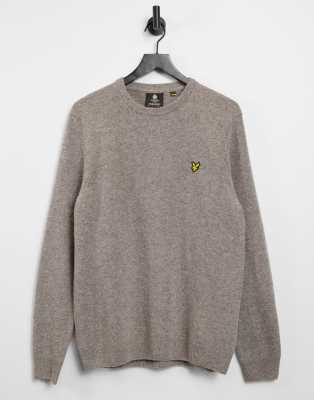 lyle & scott crew neck lambswool blend jumper