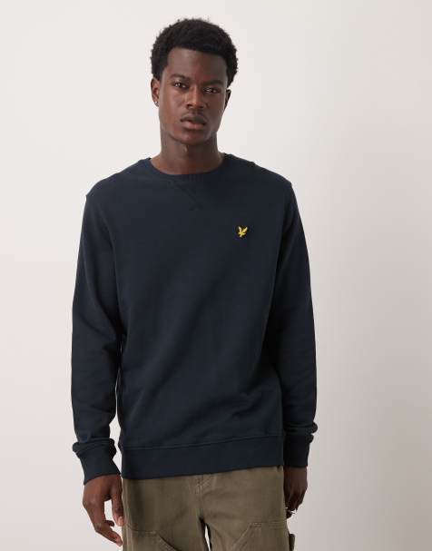 Lyle & Scott crew neck sweatshirt in dark blue - view 1