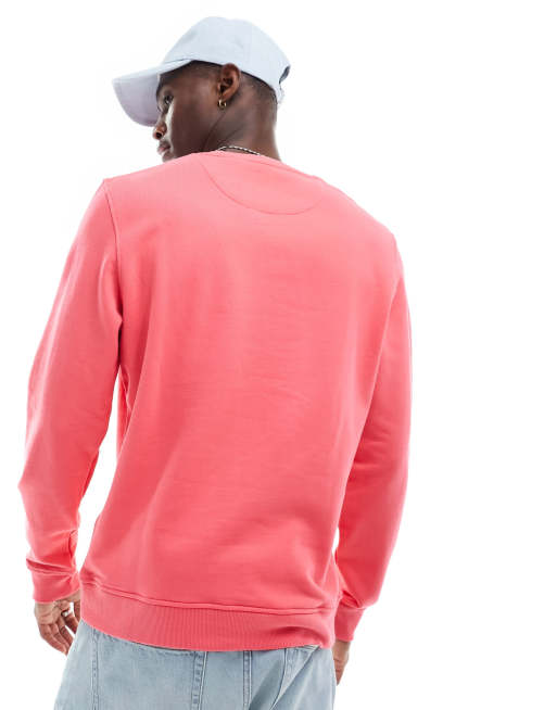 Lyle Scott Crew Neck Sweatshirt in Pink ASOS