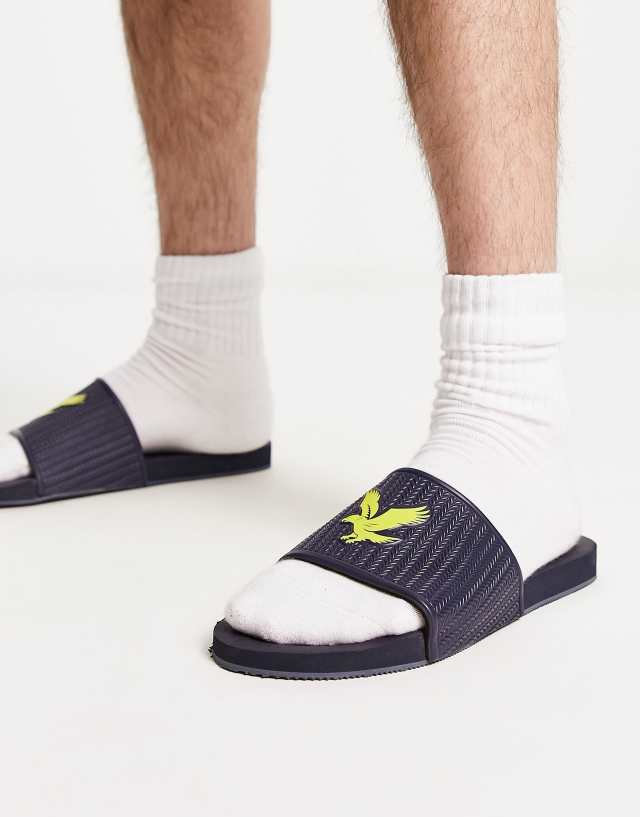 Lyle & Scott Easy sliders in navy