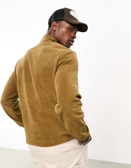 Felpa color cammello shop