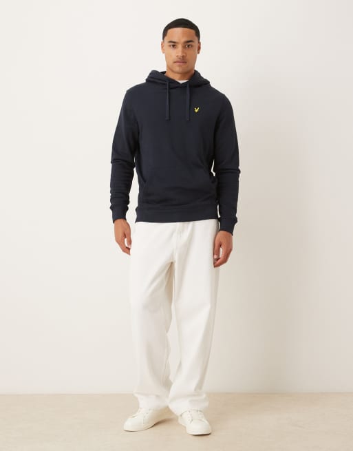 Lyle & Scott - Felpa con cappuccio blu navy scuro   , 2 di 5