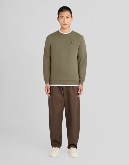Lyle & Scott felpa girocollo da strato intermedio in W837 Woolwich, 2 di 6