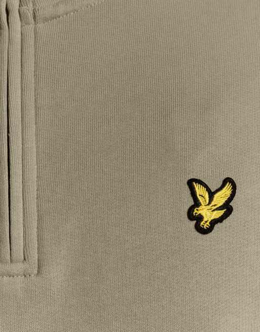 Lyle & Scott felpa midlayer con zip corta in w837 woolwich, 6 di 6