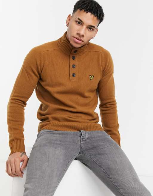 Lyle and scott hot sale funnel neck