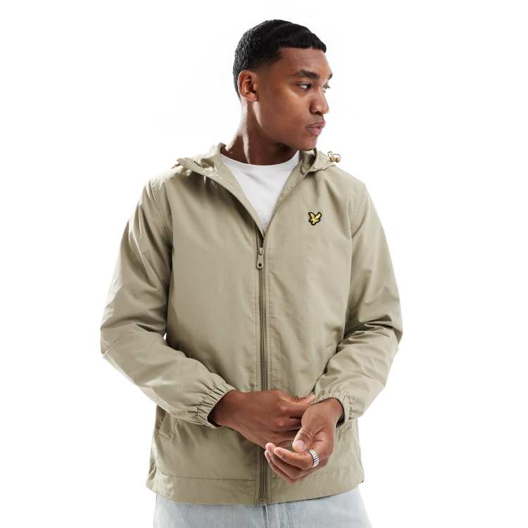 Zip Through Hooded Jacket Lyle E Scott Giubbotto Giacca Da Pioggia