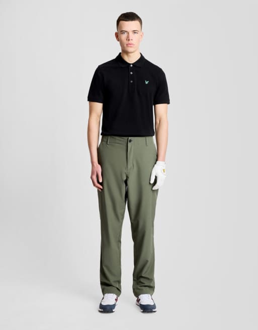 Lyle & Scott golfpoloshirt met korte mouwen, gitzwart, 2 van 5