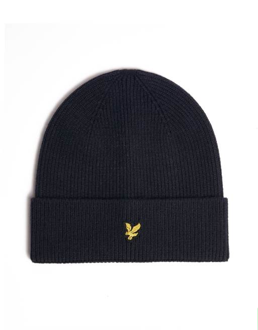 Lyle & Scott - gorro beanie en z271 azul marino oscuro, 4 de 7