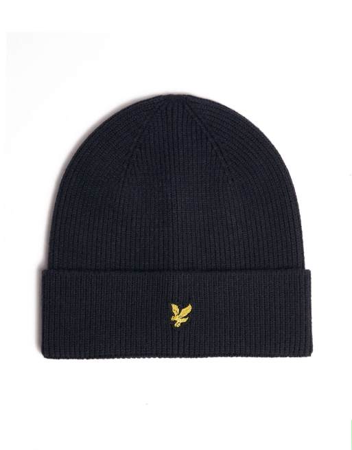 Lyle & Scott - gorro beanie en z271 azul marino oscuro, 5 de 7