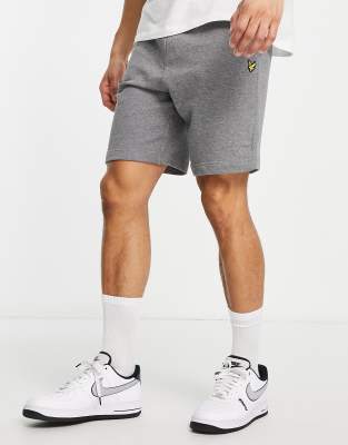 lyle & scott - grå jersey-shorts-grå/a