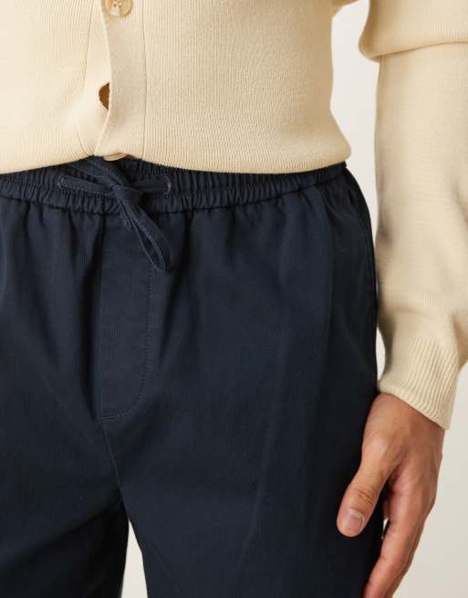 Lyle & Scott – Granatowe spodnie sztruksowe, część zestawu, 5 z 5