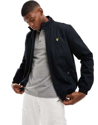 Lyle & Scott Harrington jacket in Navy | ASOS