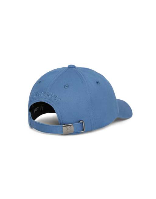 Lyle & Scott Headwear baseball cap in x542 power blue, 5 of 7