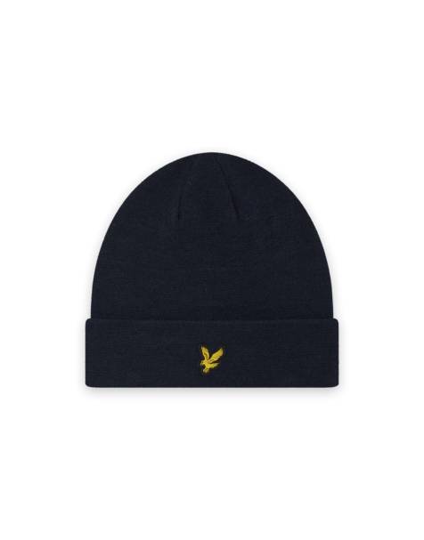 Lyle & Scott Headwear basic beanie in z271 dark navy - view 1