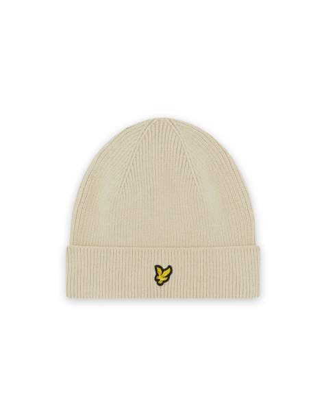 Lyle & Scott Headwear beanie in w503 putty - view 1