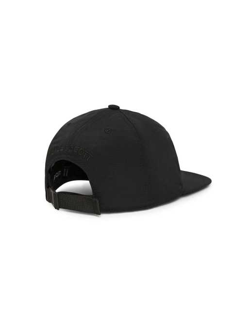 Lyle & Scott Headwear casquette en nylon froissé noir jais, 6 de 7