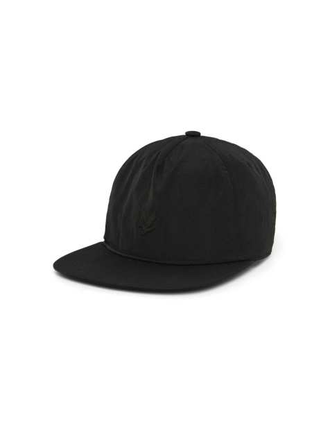Lyle & Scott Headwear crinkle nylon cap in z865 jet black - view 1