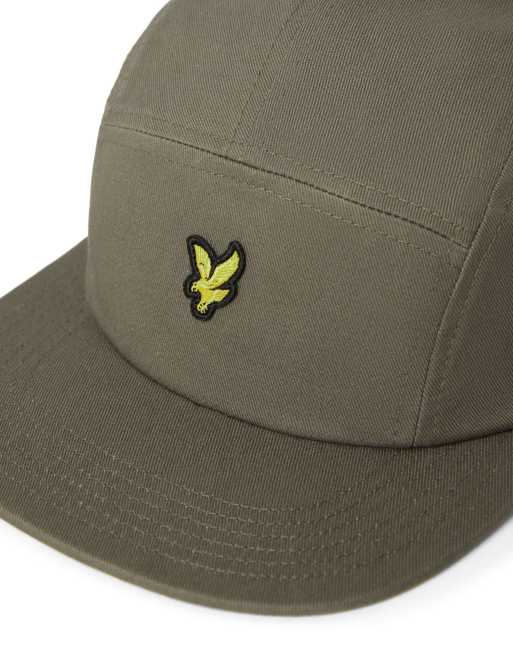 Lyle & Scott Headwear five panel cap in x569 khaki ash, 7 of 7