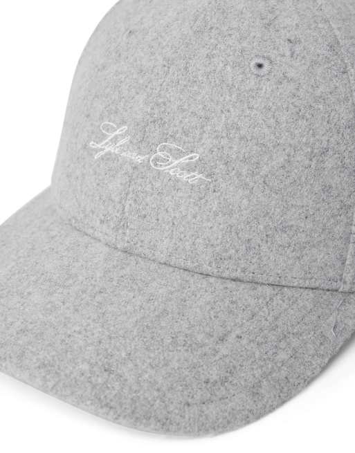 Lyle & Scott Headwear Mütze aus Wollmix mit Schriftzug in d24 hellgrau meliert, 7 von 7