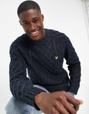 Lyle & scott on sale cable knit jumper