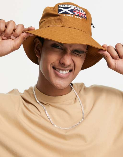 Bucket hat sale lyle scott