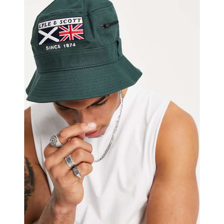 Lyle and scott hot sale bucket hat green