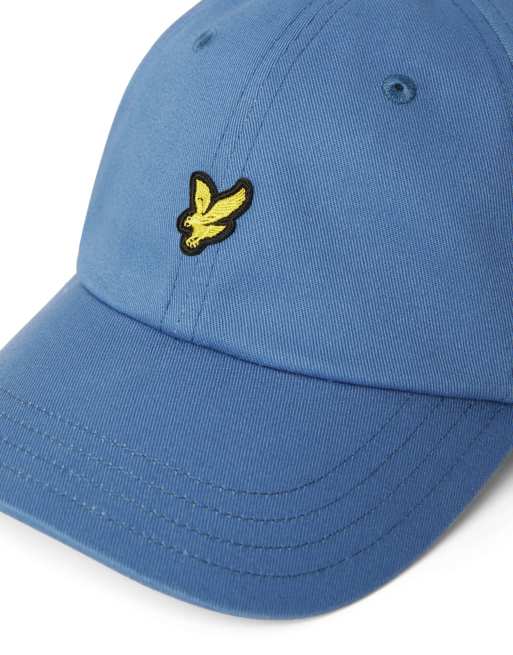 Lyle & Scott hoofddeksel baseballpet in x542 power blue, 7 van 7