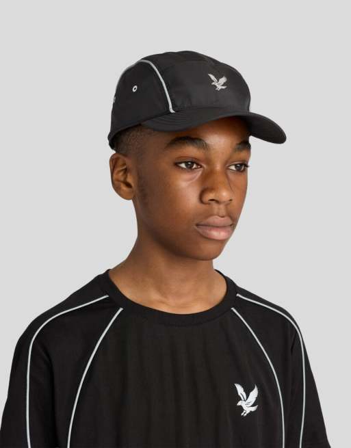 Lyle & Scott hoofddeksel cap met reflecterende bies in z865 jet black, 2 van 6