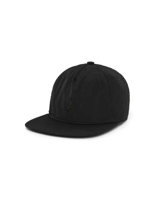 Lyle & Scott hoofddeksel crinkle nylon pet in z865 jet black, 4 van 7