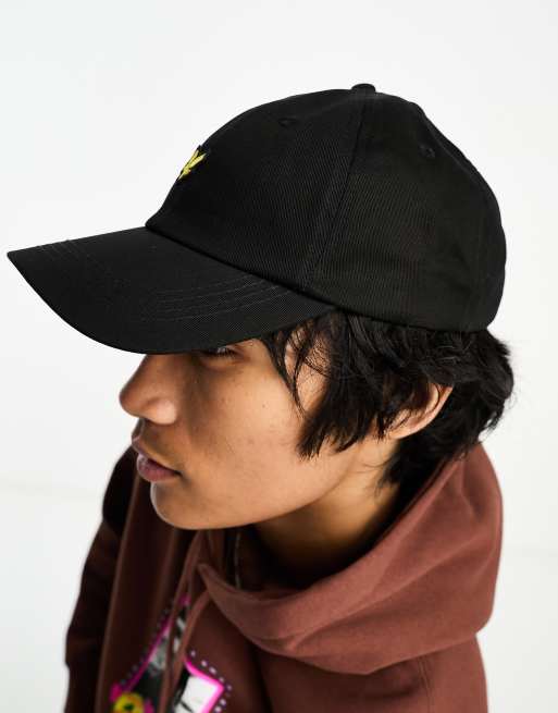 Lyle & Scott icon logo baseball cap in black | ASOS
