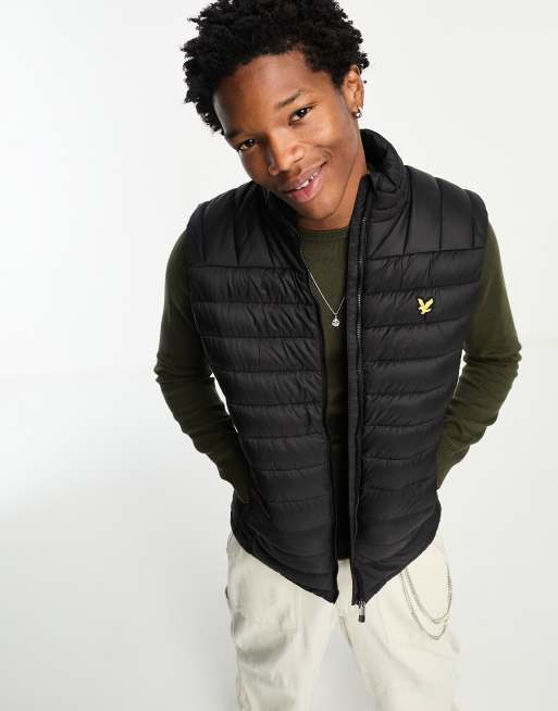 Quilted Lightweight Athletic Vest - Black